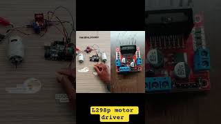 L298p motor driver module working process #trendingshorts #arduino #arduino #arduinoproject