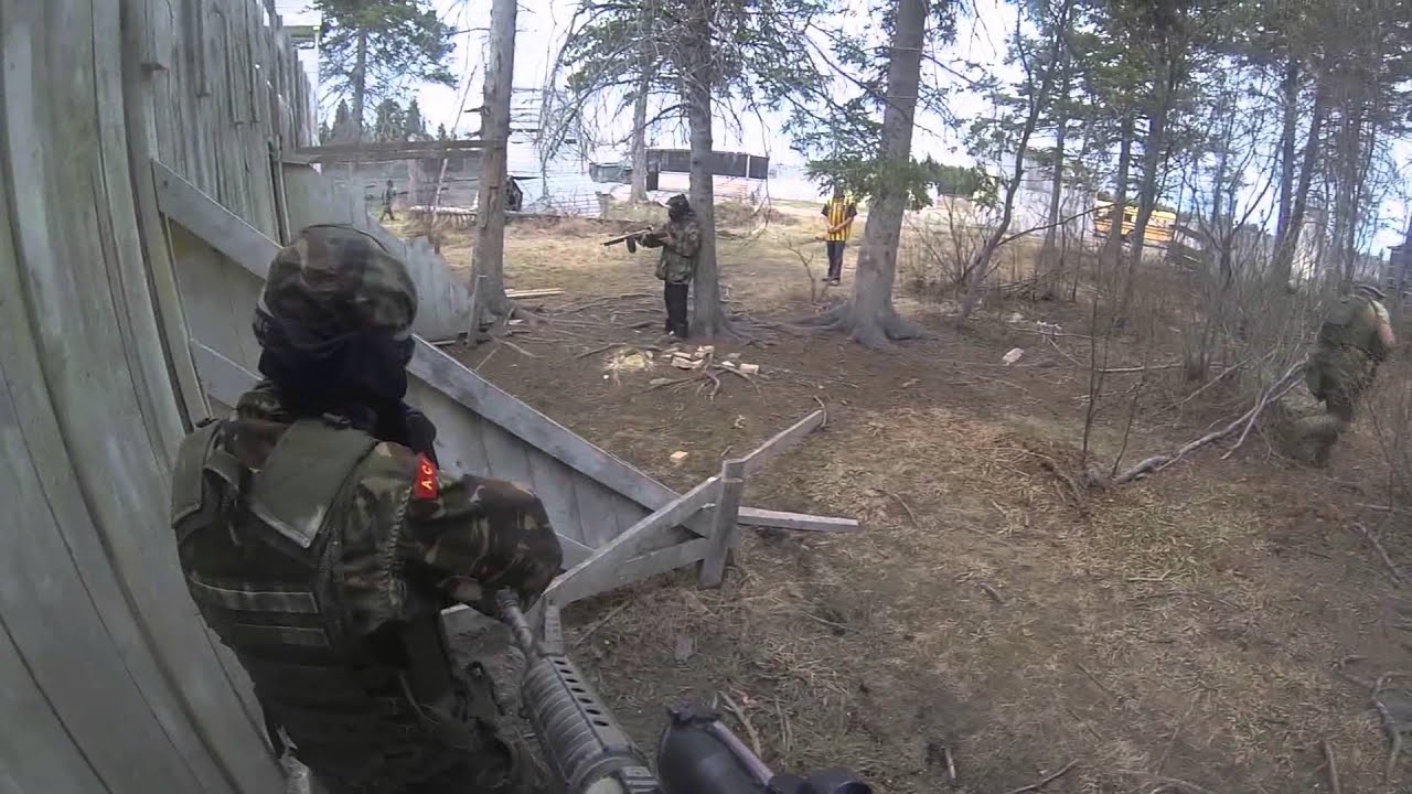 airsoft saguenay paintball karting, castle attack YouTube
