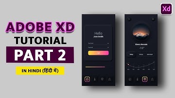 Adobe Xd Tutorial in Hindi Part 2-How to design splash screen in adobe xd- adobe xd tutorial-AdobeXd