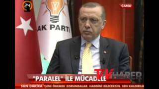 Erdoğan Canlı Yayında Cemaat Lafına Öyle Sinirlendi ki...13.03.2014