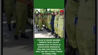 KUMBE NDIO MAANA POLISI WAPO MAKINI SANA