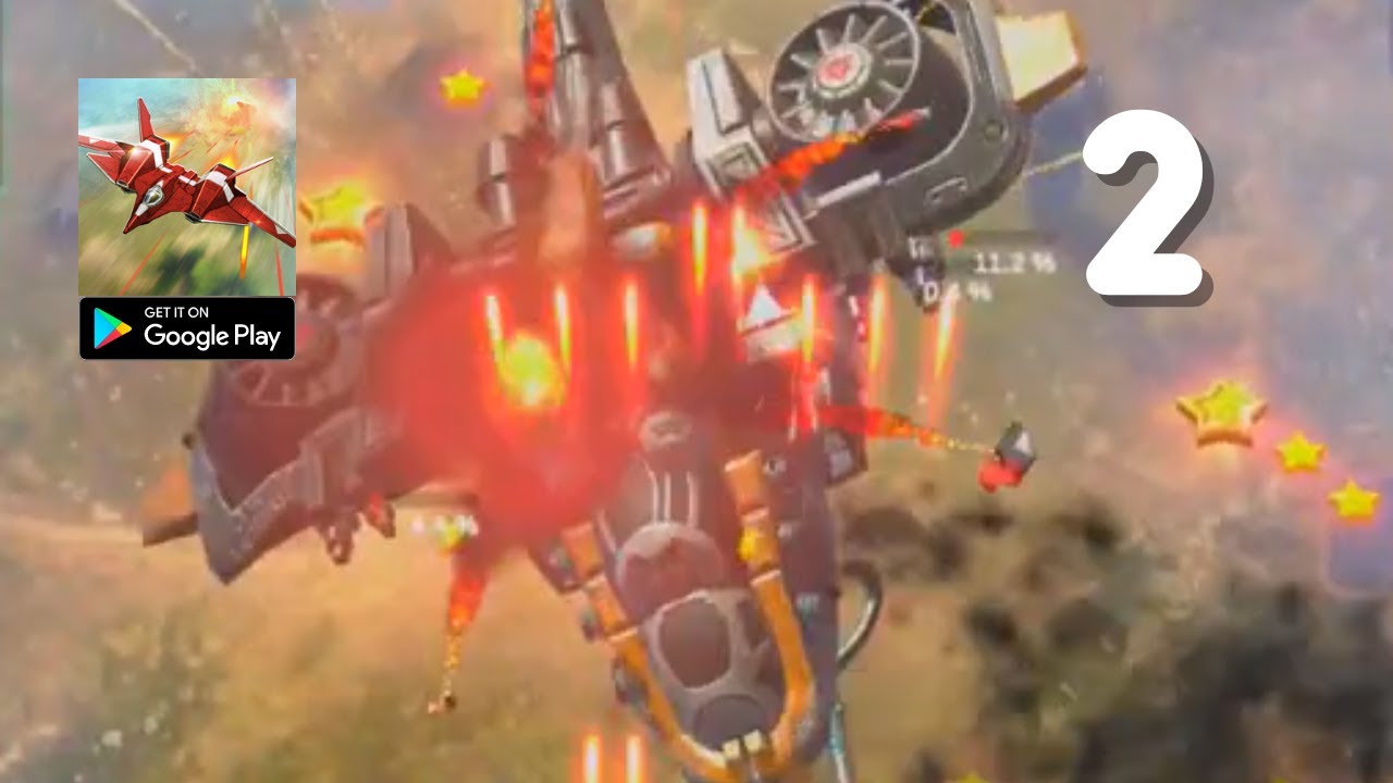 Wing Fighter - Stage 2 - Gameplay Walkthrough Part 2 (Android, IOS)