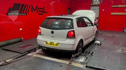 VW Polo gti in for some runs on the MSL dyno making: