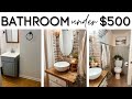 BATHROOM REMODEL UNDER $500