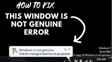 How to Fix Windows is Not Genuine | Remove Build 7601 | 100% Working Windows 7/8/10 | 2022