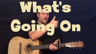 What39s Going On Marvin Gaye Guitar Lesson How to Play Tutorial
