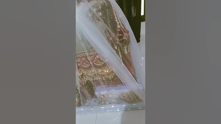 lahenga packing tray😍 #bhaikishaadi #shorts #viral #wedding #lahenga