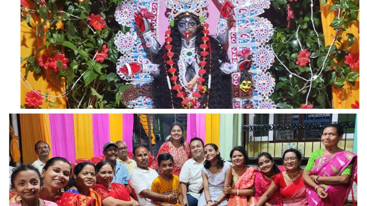 Chachu Ghfar Kali Puja hua chachu Ghar main🙏🙏 - YouTube