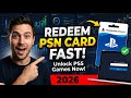 How To Redeem PSN Gift Card 2026