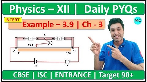 In a meter bridge the null point is found at the distance of 33.7 cm | PHYSICS | CLASS 12 | CSBE