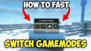 How to Switch Game Modes Fast in Minecraft 26.1 | How to switch to creative from survival