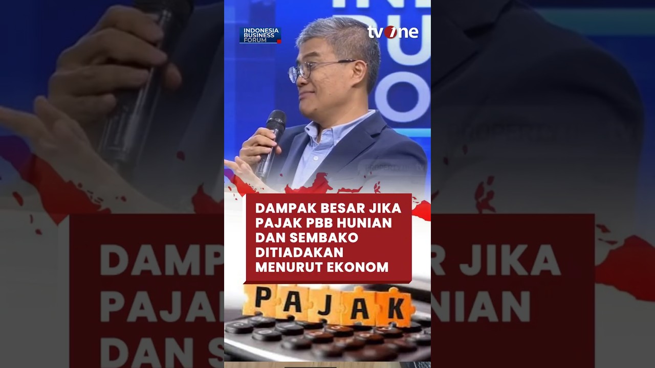 Ekonom Beberkan Dampak Besar Jika PBB Hunian dan Sembako Dihilangkan #short #ekonomi #pajak