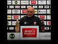 La conférence de presse de présentation d'Olivier Pantaloni