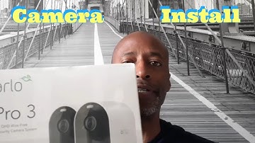 Arlo Pro 3 security camera setup and review.