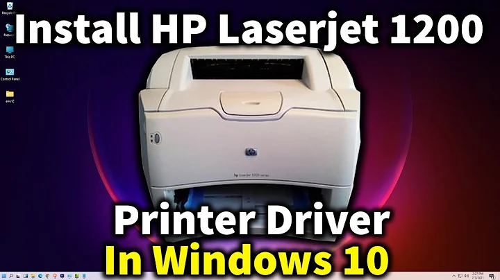 How to Install HP Laserjet 1200 Printer Driver in Windows 10