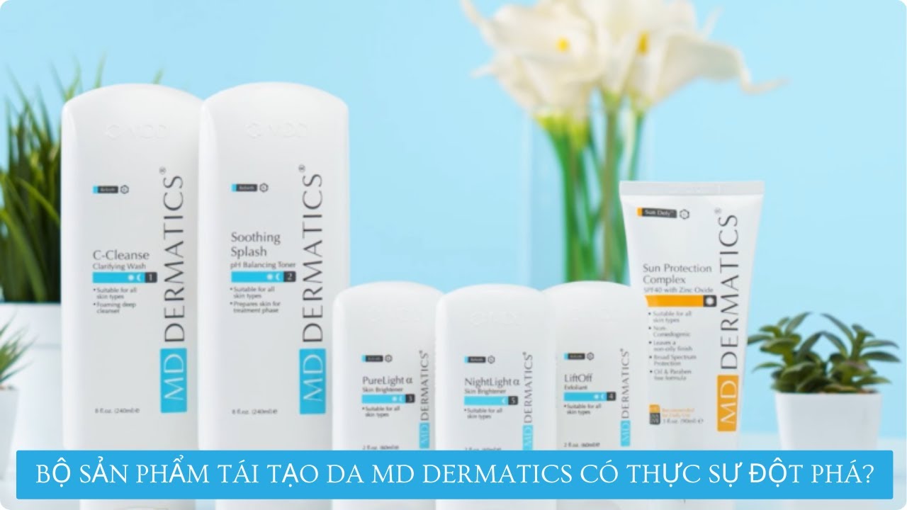 Ngỡ ngàng trước hiệu quả tái tạo da của MD Dermatics!