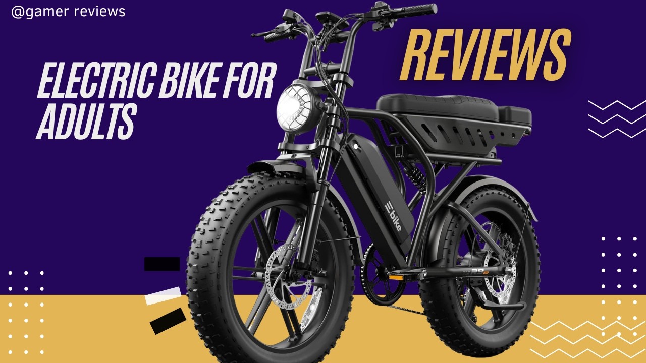 1500W Electric Bike Review | 30 MPH Max, 48V 15Ah Removable Battery