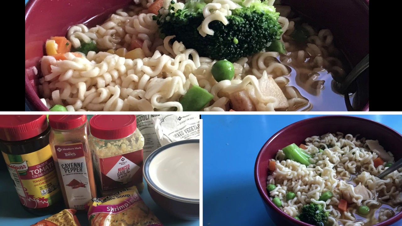 How to make noodle soup Quick and easy( Shrimp Flavor)