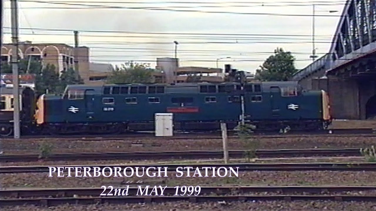 BR in the 1990s Peterborough Station  on 22nd May 1999