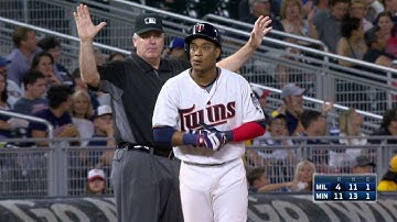 MIL@MIN: Polanco rips an RBI triple to center