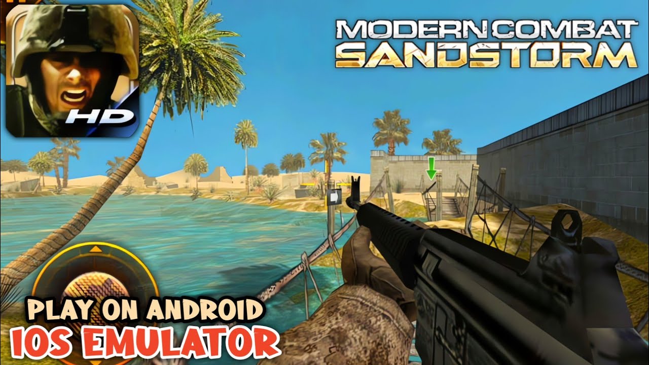 Modern Combat: Sandstorm IOS Version Gameplay on Android (touchHLE) - Old Gameloft Games