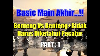 Teori Permainan Akhir Catur | Raja + Benteng Vs Raja + Benteng + Bidak 1