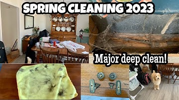 SPRING CLEANING 2023/ Cleaning things I’ve never cleaned before 😳 & Hobby Lobby haul