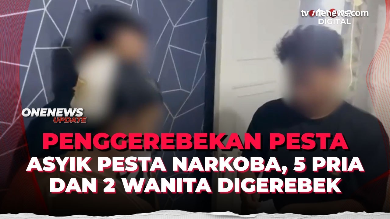 Detik-Detik Penggerebekan Pesta Narkoba di Rumah Mewah Bekasi | OneNews Update
