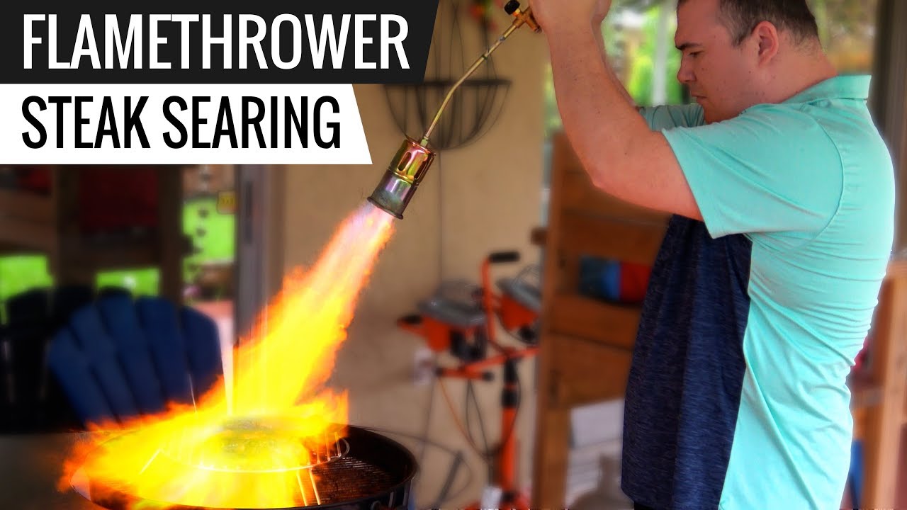 ⁣FLAMETHROWER vs Oven! Best way to sear SOUS VIDE STEAKS - Series E3