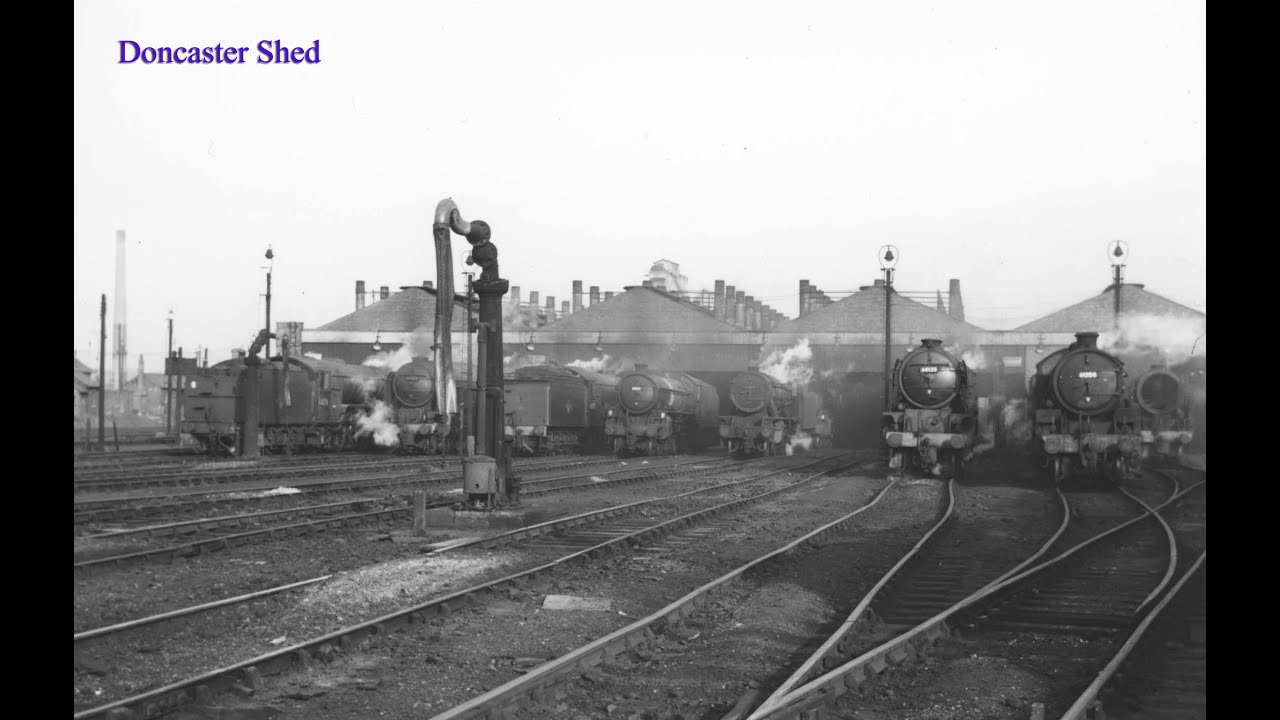 Following directions from a 1958 shed directory to Doncaster Works and then on to Doncaster Shed 36A