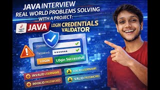 Java Interview Skills Mega Project | Login Validator | मेगा प्रोजेक्ट के साथ जावा कॉन्सेप्ट सीखें