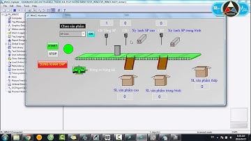 Lập trình phân loại sản phẩm trên wincc và S7300