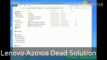 Lenovo A2010-a Dead Solution/ Lenovo A2010-a how to flash