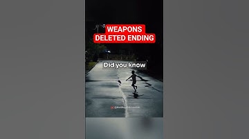 Weapons had a DIFFERENT ENDING (why it changed)