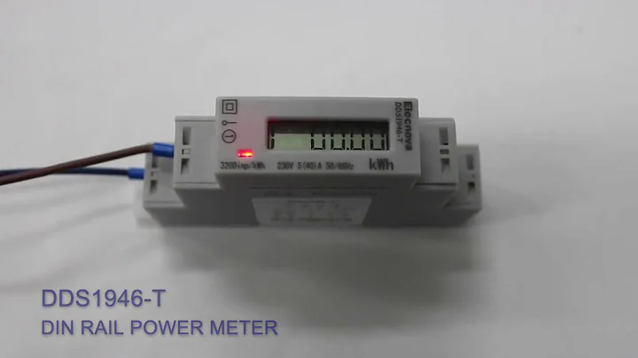 DDS1946-T 1P Plug-in Din-rail Mounted Power Meter Use Guide ELECNOVA/SFERE ELECTRIC