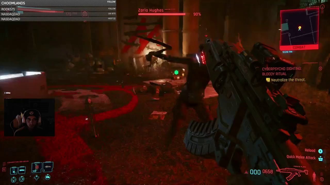 Xbox Series X Cyberpunk 2077 Cyberpsycho Hardest Difficulty YouTube