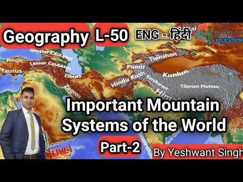 L50 : Important Mountain Systems of the World II #geography #upsc #mountains #world