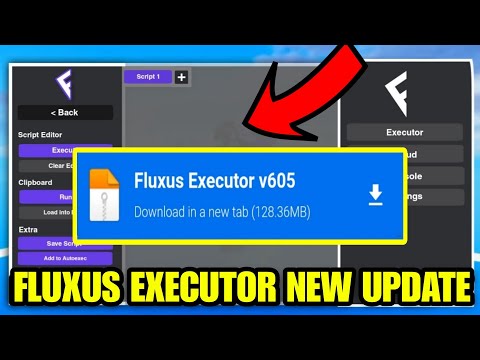 Fluxus Executor Mobile New Update ! FLUXUS DOWNLOAD Better than Hydrogen  Executor & Arceus X 