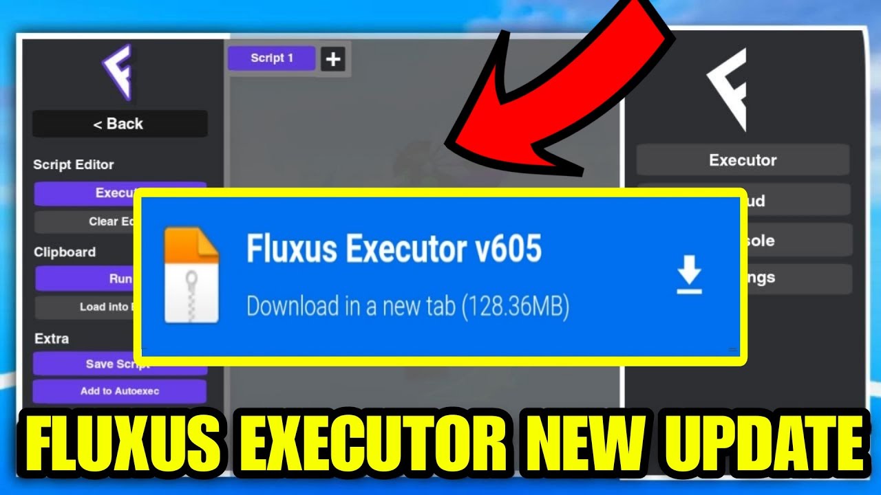 Fluxus Coral New Update Fluxus Executor Mobile