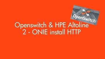 Openswitch install on HPE Altoline6920 with ONIE 2: HTTP