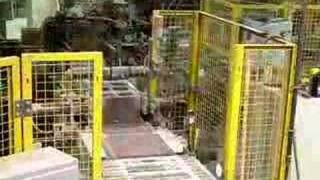 Wheeler Corp. automatic concrete block turnover