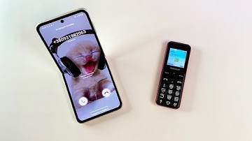 So Cute Incoming call Samsung Galaxy Z flip 3 vs Maxcom mm111 Outgoing call