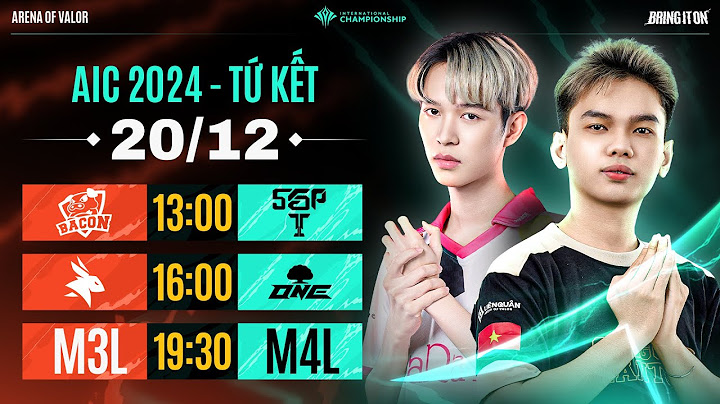 🔴 TRỰC TIẾP: SAIGON PHANTOM vs CATHAY ONE TEAM | QUARTER FINALS - AIC 2024 | NGÀY 20/12