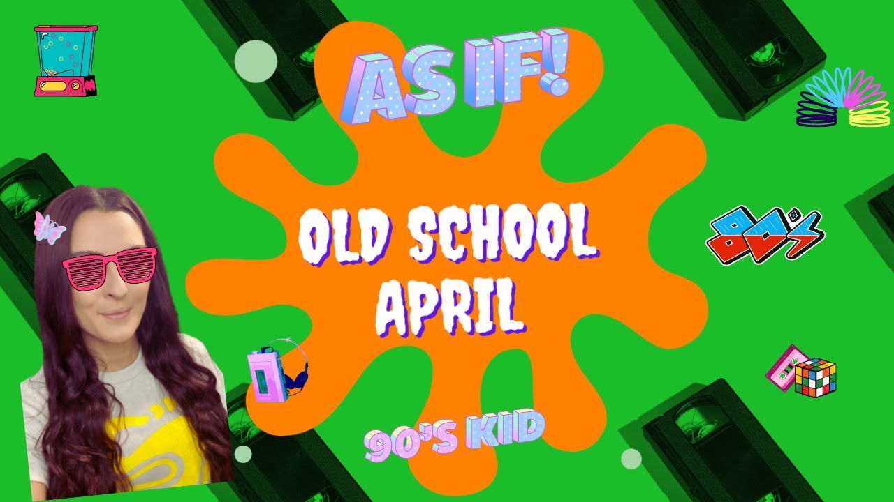 🌈 🐍Old School April Announcement! Nostalgia 80s/90s/00s Mega Readathon Event! 🐍🌈