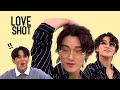 ATEEZ san covering exo love shot in glasses