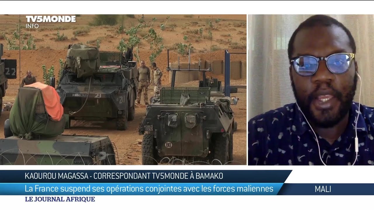 Mali : la France suspend ses opérations conjointes avec l'armée malienne
