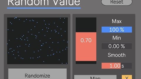 Ableton M4L Random Value (.amxd file)