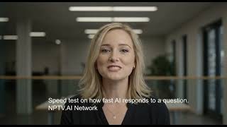 Speed test on how fast AI responds to a question educational