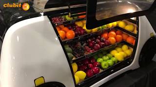 Introducing Robomart... The worlds first self driving store!