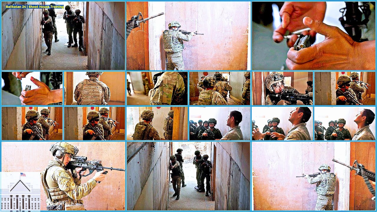 Balikatan 24 | US, Philippine, Australian Soldiers | Shoot House Training Together